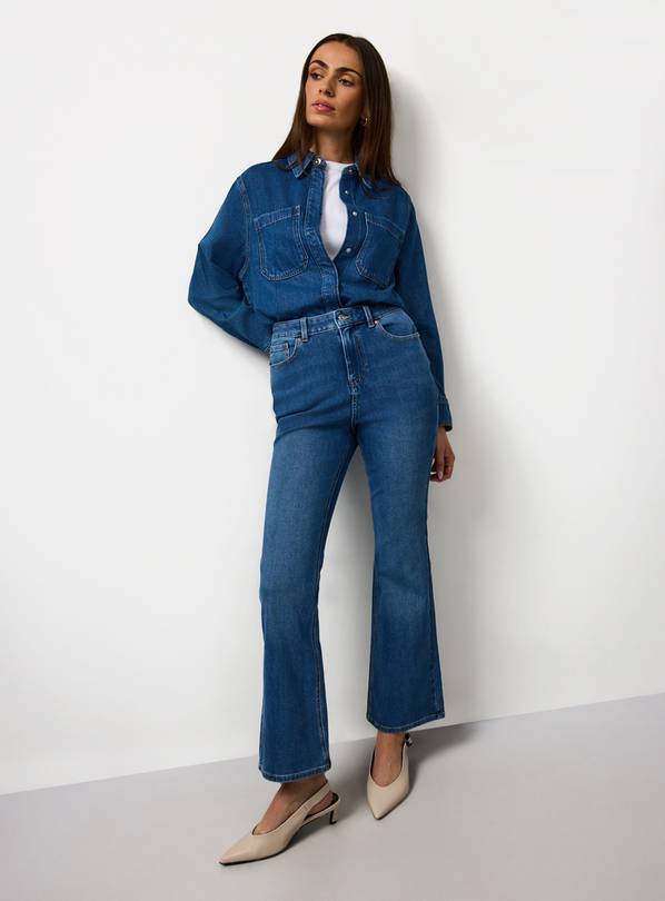 Buy Mid Blue Denim Co-ord Shirt 10 | Co-ords | Argos